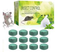 Peppermint Oil Rat Repellent - Mouse Repellent Pellets - Strong Natural Rodent Deterrent for Home, Garage, Attic - Long Lasting Protection for Indoor & Outdoor Use - 12 Packs