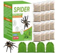 Peppermint Oil Spider Repellent Indoor-16 pcs Spiders Deterrent Safe for Pet and Human, Natural Repellant Work for Mosquitoes Wasp Fruit Fly Ant and Bee