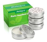 Peppermint Oil to Repel Mice and Rats, 4 Pack for Car Engines, Mouse Repellent Keeping Rodents Out of House Garages, Human Pet Dog Plant Safe