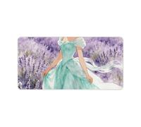 Peppermint Princess Desk Mat Personalized with Image Logo Or Text - Gaming Desk Mat Custom Desk Pad for Office Workstation Home Setup