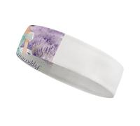 Peppermint Princess Sweatbands Wicking and Moisture-Wicking Function Running Headband Cotton Polyester Fiber Sweat Band for Tennis Basketball Running Gym Working Out