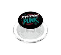 Peppermint Punk Stamp Look PopSockets PopGrip for MagSafe