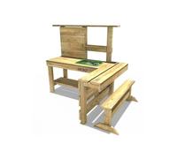 (Peppermint) Rebo Muddy Mischief Childrens Outdoor Mud Kitchen Sand Pit