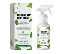 Peppermint Rodent Repellent Spray 150ml Natural Mouse & Rat Deterrent | Peppermint oil spray with fresh mint scent to help discourage mice and rats, suitable for homes, garages, vehicles & outdoor