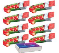 Peppermint & Strawberry Mint Flavored Chewing Gums Packs 13.5g - Mint Flavored Gums Packs - Refreshing Fresh Breath Gums - wgy (8 x Packs, Strawberry mint gum)