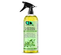 Peppermint Turmeric & Ginger Deep Massage Oil - Mental Focus, Muscle & Joint Relief, Headache & Migraine Remedy, Anti-Bloat Herbal Tea Infusion, Cooling Foot & Leg Spray (500ml Spray)