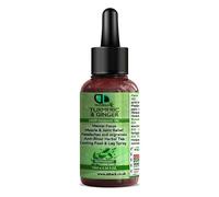 Peppermint Turmeric & Ginger Deep Massage Oil - Mental Focus, Muscle & Joint Relief, Headache & Migraine Remedy, Anti-Bloat Herbal Tea Infusion, Cooling Foot & Leg Spray (10ml Spray)