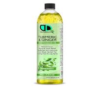 Peppermint Turmeric & Ginger Deep Massage Oil - Mental Focus, Muscle & Joint Relief, Headache & Migraine Remedy, Anti-Bloat Herbal Tea Infusion, Cooling Foot & Leg Spray (250ml Cap)