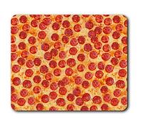 Pepperoni Pizza Teenage Boys Mouse Mat Pad Computer PC Laptop Gaming Office Home Desk Accessory Gadget 3874