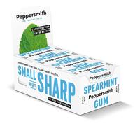 Peppersmith English Spearmint 100% Xylitol-Sweetened Chewing Gum Multipack, Sugar-Free and Good for Teeth - 12 x 15g (120 Pieces)
