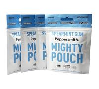 Peppersmith English Spearmint Xylitol Gum - 50g Mighty Box (Pack of 4)