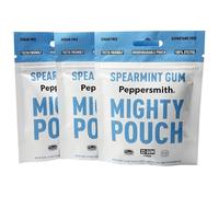 Peppersmith Mighty Box English Spearmint Xylitol Gum 50g (Pack of 3)