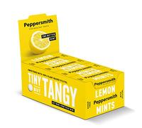 Peppersmith - Sicilian Lemon Mints - Sugar Free Mints - Vegan - Plant Based Xylitol - Breath Freshener - Benefits Oral Health - Pocket Packs - 12x15g