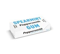 Peppersmith Spearmint Xylitol Gum - 12 x 15g Pocket Packs