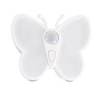 Peppy Bunny Night Light with 3 Color Changes, USB Rechargeable, White, Silicone & ABS Material, Cute Nursery Decoration & Baby Sleep Aid