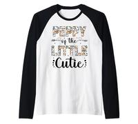 Peppy of The Little Cutie Orange 1st Birthday Party Raglan Baseball Tee