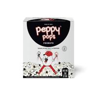 Peppy Pops Himalayan Salt & Pepper Foxnuts 2 oz (57 gm) - Crunchy Roasted Makhana Snack, Gluten-Free Vegan Indian Snack, Healthy Low-Calorie Munchies By Pride of India