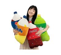 (pepsi) 55cm Simulation Carbonated Drink Plush Pillow Funny Sprite Coke Cola Fanta Soda Soft Stuffed Cartoon Doll Back Cushion Best Gift