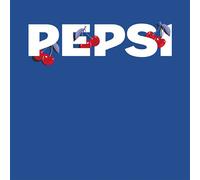 Pepsi Co. Cherry Men's T-Shirt - Blue - XXL