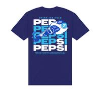 Pepsi Co. Ice Cold Men's T-Shirt - Blue - S