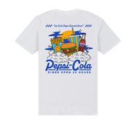 Pepsi Co. Ice Cold Pepsi Served Here! Men's T-Shirt - White - L