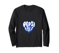 Pepsi Cola Groovy Bubble Letter Logo Graphic PAPL1902 Long Sleeve T-Shirt
