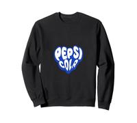 Pepsi-Cola Groovy Bubble Letter Logo Graphic PAPL1902 Sweatshirt
