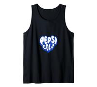 Pepsi Cola Groovy Bubble Letter Logo Graphic PAPL1902 Tank Top