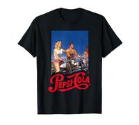 Pepsi Cola Motorcycle Scene T-Shirt