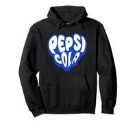 Pepsi Cola Retro 70s Bubble Text Logo Pullover Hoodie
