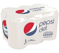 Pepsi Diet Can 6 x 330 ml (Pack of 4)