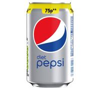 Pepsi Diet Cola Can 330ml (Pack of 24)