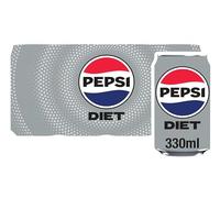 Pepsi Diet Cola Cans, 12 x 330ml