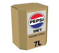 Pepsi Diet Post Mix BIB Syrup for Dispensers - Makes 42 Litres Finished Product - 7 Litres