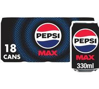 Pepsi Max, 330ml (Pack of 18)