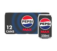 Pepsi Max Cans, 12 x 330ml