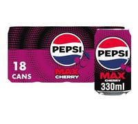 Pepsi Max Cherry, 330ml (Pack of 18)