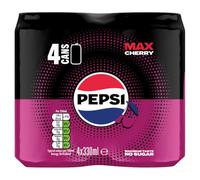 Pepsi Max Cherry 4 x 330ml