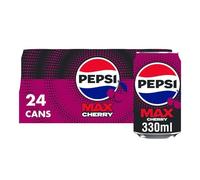 Pepsi Max Cherry Cola | 330ml Can | 24 Pack