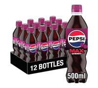 Pepsi Max Cherry Cola | 500ml Bottle | 12 Pack