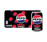 Pepsi Max Cherry Maximum Cherry Cans 8 x 330ml