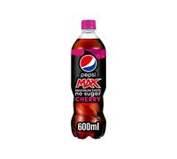 Pepsi Max Cherry, Maximum Cherry, No Sugar, 24 x 600 ml Bottles