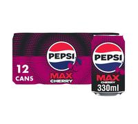 Pepsi Max Cherry - No Sugar - 12 x 330ml cans