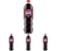 Pepsi Max Cherry No Sugar Cola Bottle 1.25L (Pack of 4)