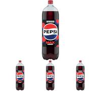 Pepsi Max Cherry No Sugar Cola Bottle 2L (Pack of 4)