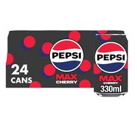 Pepsi Max Cherry No Sugar Cola Cans 24 x 330ml