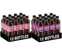 Pepsi Max Ice Cream Flavours Zero Sugar 500ml, 24 Pack | Cherry Vanilla & Raspberry, 12 Bottles per Flavour, PMP Bottles, Combi-Pack, 500ml Bottles