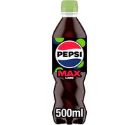 Pepsi Max Lime No Sugar Cola Bottle 500ml
