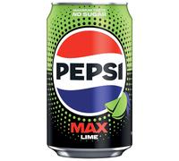 Pepsi Max Lime No Sugar Soft Drinks, 8 x 330ml