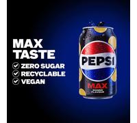 Pepsi Max Mango, 330ml (Pack of 24)